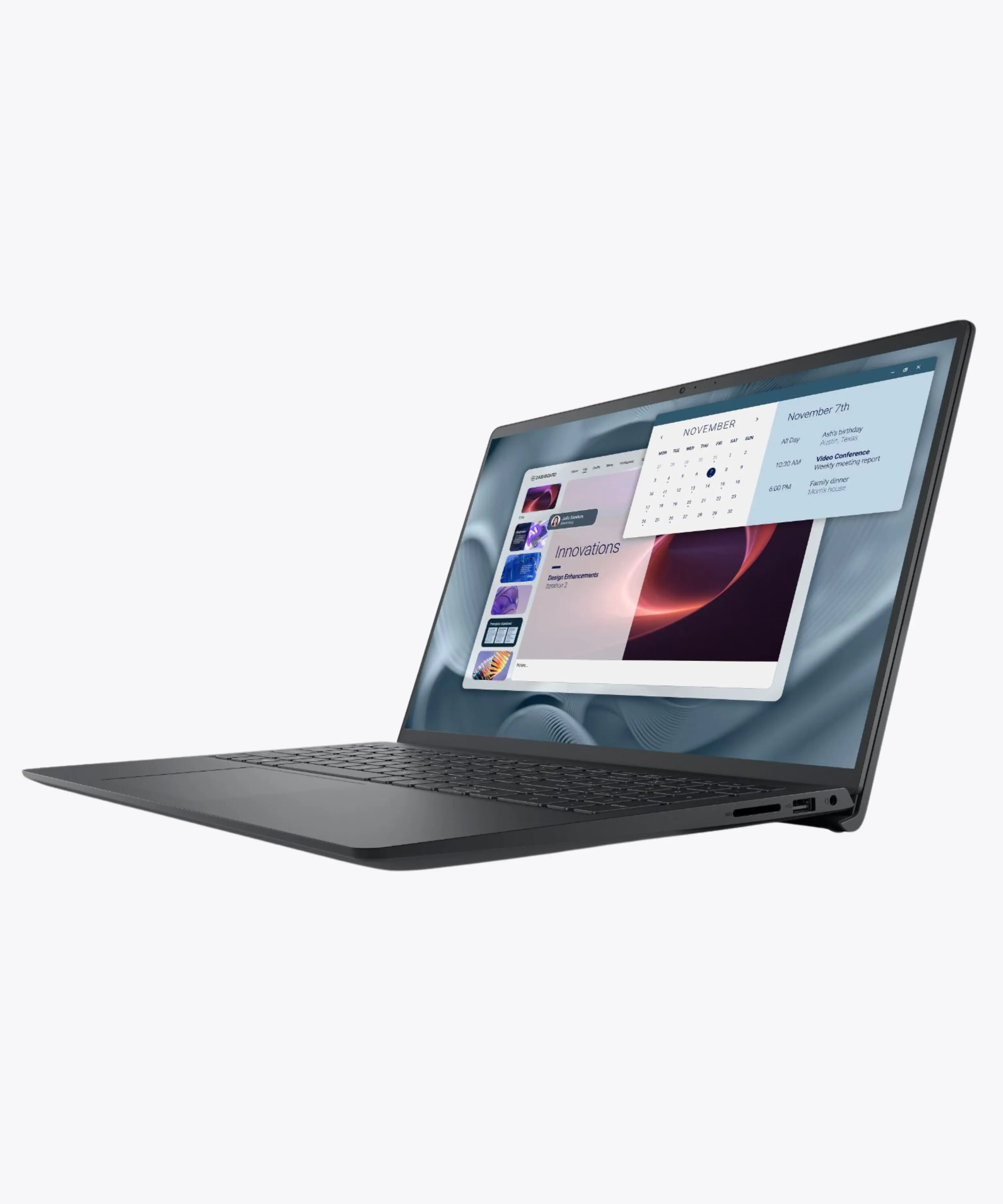 Dell 15 PV15250 side ports including USB and HDMI